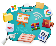 Цифровая база для школьника - КИБЕРшкола программирования для детей, компьютерные курсы для школьников, начинающих и подростков - KIBERone г. Ярославль