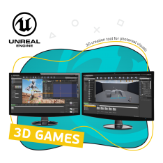 Unreal Engine 4. Игровой движок - КИБЕРшкола программирования для детей, компьютерные курсы для школьников, начинающих и подростков - KIBERone г. Ярославль