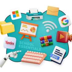 Цифровая база для школьника - КИБЕРшкола программирования для детей, компьютерные курсы для школьников, начинающих и подростков - KIBERone г. Ярославль