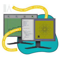 Исполнители чертежник и черепашка - КИБЕРшкола программирования для детей, компьютерные курсы для школьников, начинающих и подростков - KIBERone г. Ярославль
