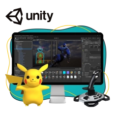 Мир игр на Unity 2D на популярном движке + AI-помощники - КИБЕРшкола программирования для детей, компьютерные курсы для школьников, начинающих и подростков - KIBERone г. Ярославль