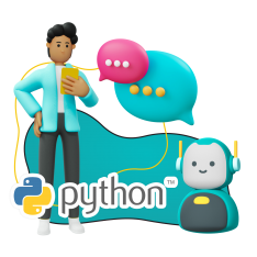 Умный чат-бот на Python - КИБЕРшкола программирования для детей, компьютерные курсы для школьников, начинающих и подростков - KIBERone г. Ярославль