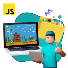 Программирование на JavaScript. Учимся создавать игры! - КИБЕРшкола программирования для детей, компьютерные курсы для школьников, начинающих и подростков - KIBERone г. Ярославль