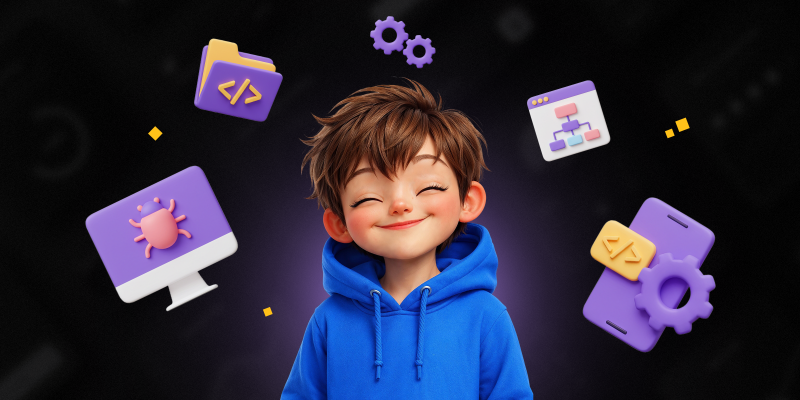 Идеальный сайт с нуля: код, дизайн и AI-помощник - КИБЕРшкола программирования для детей, компьютерные курсы для школьников, начинающих и подростков - KIBERone г. Ярославль